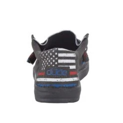 Heydude Men`s Hey Dude Black Wally Grim -Heydude 110064710 4