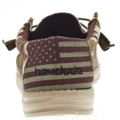 Heydude Mens Hey Dude Wally Camo Flag -Heydude 110067037 04