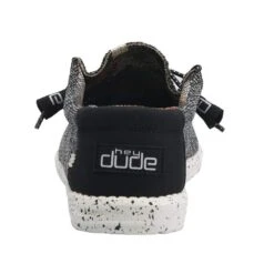 Heydude Men's Hey Dude Wally Sox Black And White Casual Shoe -Heydude 110354912 4