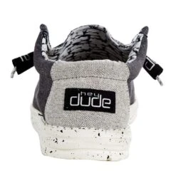 Heydude Mens Hey Dude Wally Stretch Opal Black -Heydude 110384724 04