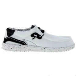 Heydude Men`s Hey Dude Wally Hawk White Black -Heydude 112250178 05