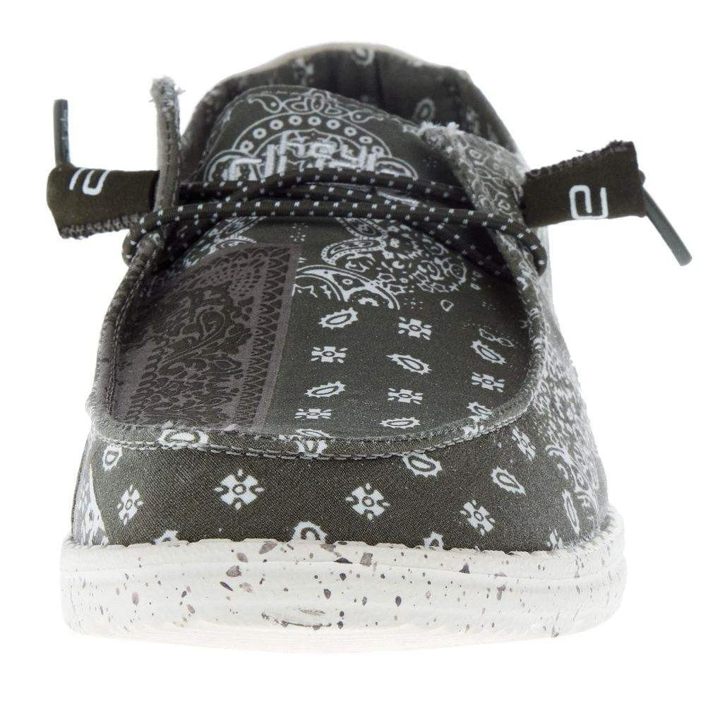 Heydude Women`s Hey Dude Wendy Patch Geo Bandana Army Grey Casual 2 Heydude Women`s Hey Dude Wendy Patch Geo Bandana Army Grey Casual - Image 2