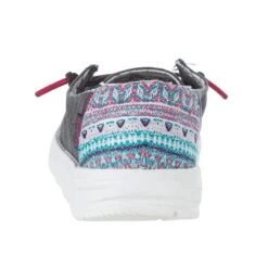 Heydude Youth Hey Dude Wendy Aztec Grey Casual Shoes -Heydude 130123328 4