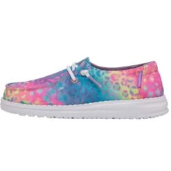 Heydude Kids Hey Dude Wendy Flow Leopard Casual -Heydude 130129010 WENDY YOUTH FLOW LEOPARD LEFT 03