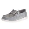 Heydude Hey Dude Wendy Youth Cat Eye Grey Casual Shoes
