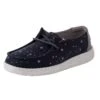 Heydude Youth Hey Dude Wendy Cat Eye Navy Casual Shoe