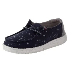 Heydude Youth Hey Dude Wendy Cat Eye Navy Casual Shoe