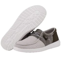 Heydude Women's Hey Dude Wendy Sox Funk Grey Casual Shoes