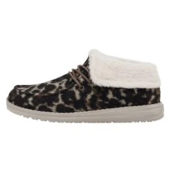Heydude Women`s Hey Dude Britt Tan Leopard Casual