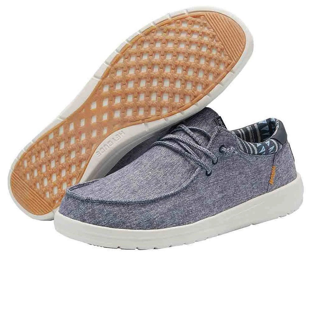 Heydude Men`s Hey Dude Paul Chambray Navy 1 Heydude Men`s Hey Dude Paul Chambray Navy