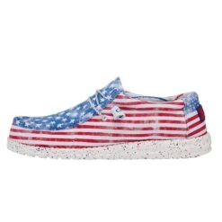 Heydude Mens Hey Dude Wally Stars & Stripes Casual -Heydude 150202699 3