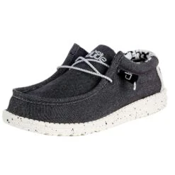 Heydude Mens Hey Dude Wally Stretch Opal Black