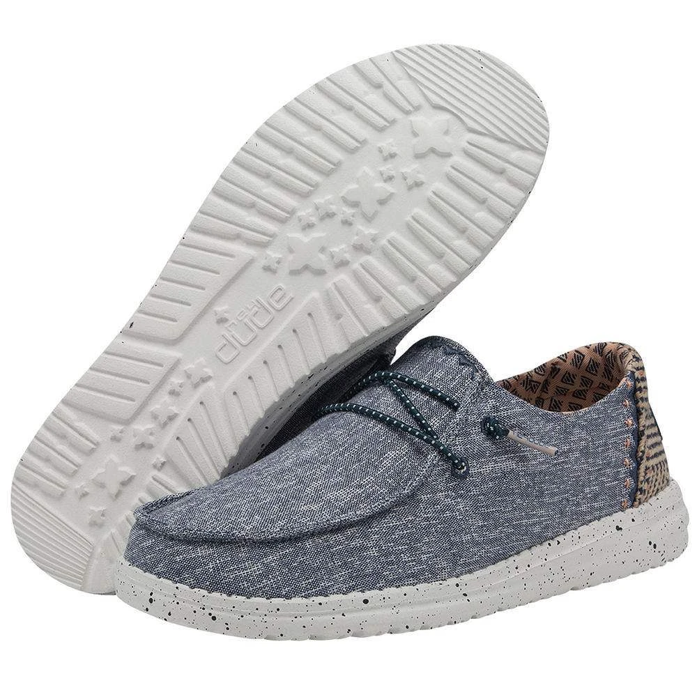 Heydude Women`s Hey Dude Wendy Chambray Lapis Blue Casual 1 Heydude Women`s Hey Dude Wendy Chambray Lapis Blue Casual
