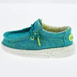 HeydudeToddler Hey Dude Wally Green Chambray Gamer Casual 7 HeydudeToddler Hey Dude Wally Green Chambray Gamer Casual -Heydude 160018360 03