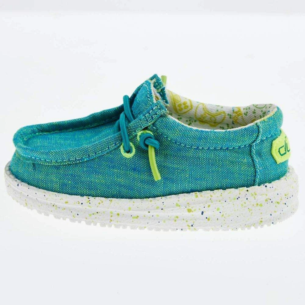 HeydudeToddler Hey Dude Wally Green Chambray Gamer Casual 3 HeydudeToddler Hey Dude Wally Green Chambray Gamer Casual - Image 3