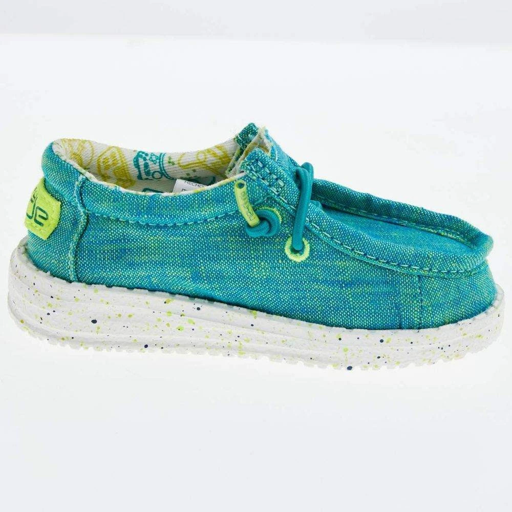 HeydudeToddler Hey Dude Wally Green Chambray Gamer Casual 5 HeydudeToddler Hey Dude Wally Green Chambray Gamer Casual - Image 5