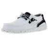 Heydude Men`s Hey Dude Wally Hawk White Black