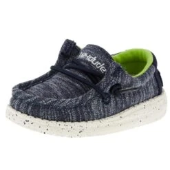 Heydude Toddler Hey Dude Wally Stretch Navy Speckle Casual