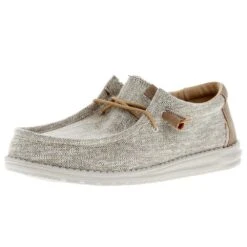 Heydude Men's Hey Dude Wally Ascend Walnut Woven Casual Shoe