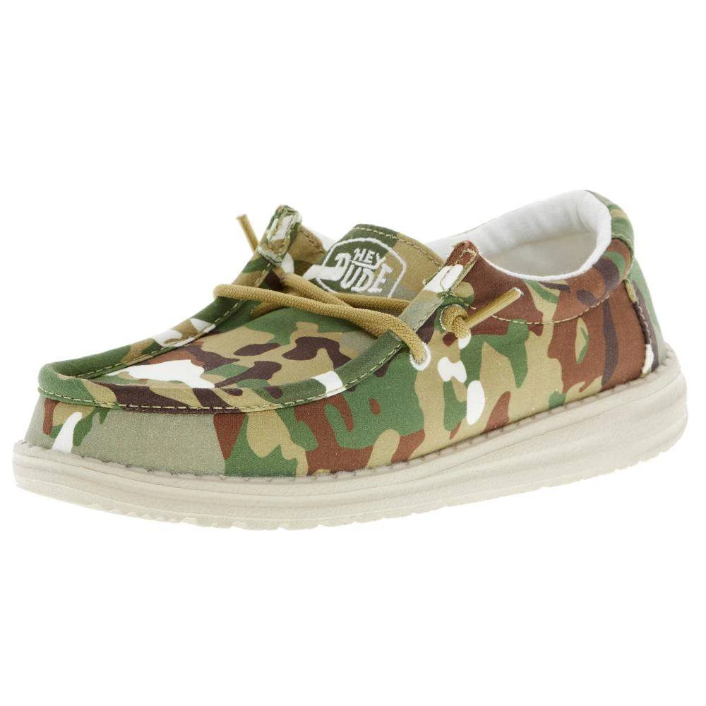 Heydude Youth Hey Dude Wally Ripstop Camo Casual Shoe 1 Heydude Youth Hey Dude Wally Ripstop Camo Casual Shoe
