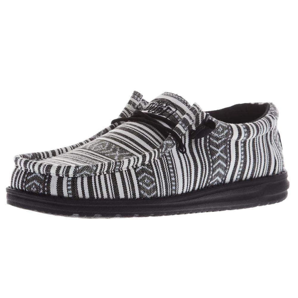 Heydude Men's Hey Dude Wally Serape Black Gravel Casual Shoe 1 Heydude Men's Hey Dude Wally Serape Black Gravel Casual Shoe