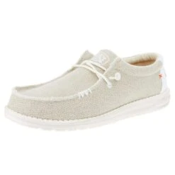 Heydude Men's Hey Dude Wally Braided Off White Casual Shoe