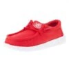 Heydude Wally Youth Slub Canvas Red