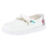 Heydude Youth Hey Dude Wendy Disco White Casual Shoe