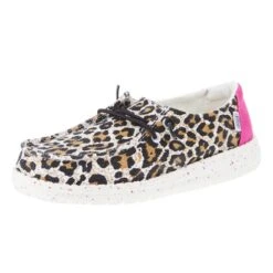 Heydude Youth Hey Dude Wendy Cheetah Cat Casual Shoe
