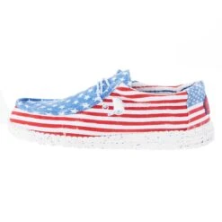 Heydude Men's Hey Dude Wally Patriotic Stars And Stripes Casual -Heydude 40001 9C8 03