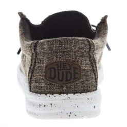 Heydude Men's Hey Dude Wally E Dark Brown Linen Casual Shoe 8 Heydude Men's Hey Dude Wally E Dark Brown Linen Casual Shoe -Heydude 40005 2BQ 04