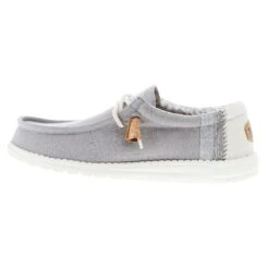 Heydude Men's Hey Dude Wally Linen Natural Grey Casual
