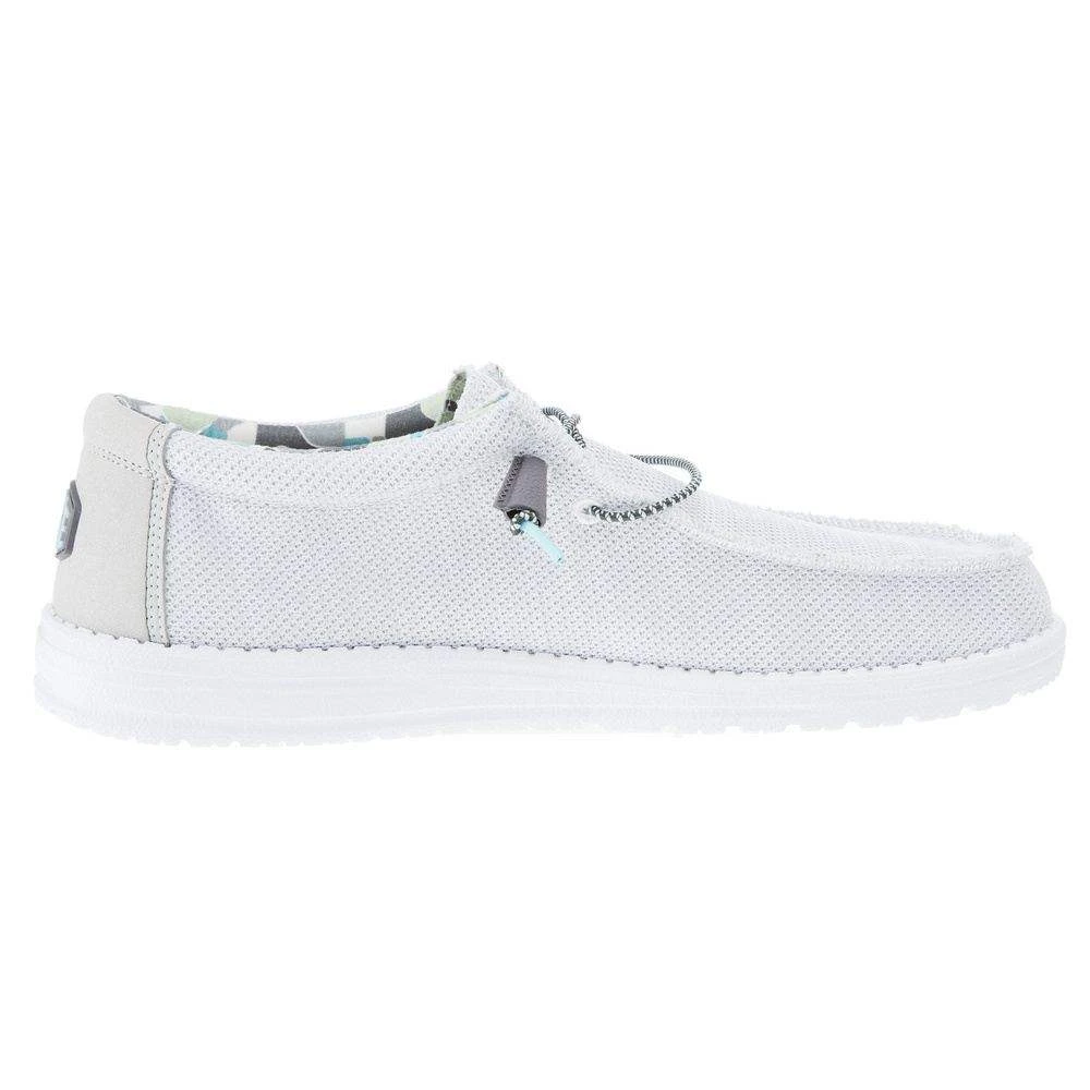 Heydude Men's Hey Dude Wally Sox Triple Needle Star White Casual Shoe 5 Heydude Men's Hey Dude Wally Sox Triple Needle Star White Casual Shoe - Image 5