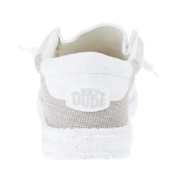 Heydude Men's Hey Dude Wally Stitch Optic White Casual Shoe -Heydude 40021 1K3 04