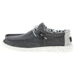 Heydude Men's Hey Dude Wally Stretch Canvas Opal Black