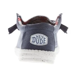 Heydude Men's Hey Dude Wally Stretch Canvas Blue Casual Shoe 8 Heydude Men's Hey Dude Wally Stretch Canvas Blue Casual Shoe -Heydude 40022 425 04