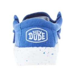 Heydude Toddler Hey Dude Wally Slub True Blue Canvas Casual Shoe -Heydude 40029 428 04