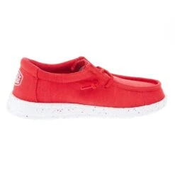 Heydude Wally Youth Slub Canvas Red -Heydude 40044 610 05