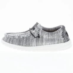 Heydude Youth Hey Dude Wally Stretch Yin Yang Casual Shoe 7 Heydude Youth Hey Dude Wally Stretch Yin Yang Casual Shoe -Heydude 40050 1JG 03