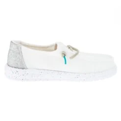 Heydude Youth Hey Dude Wendy Disco White Casual Shoe -Heydude 40099 1JJN 05