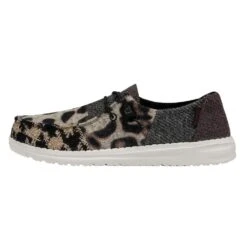 Heydude Women`s Hey Dude Wendy Patchwork Leopard Java Casual -Heydude SS22 W 122371813 03